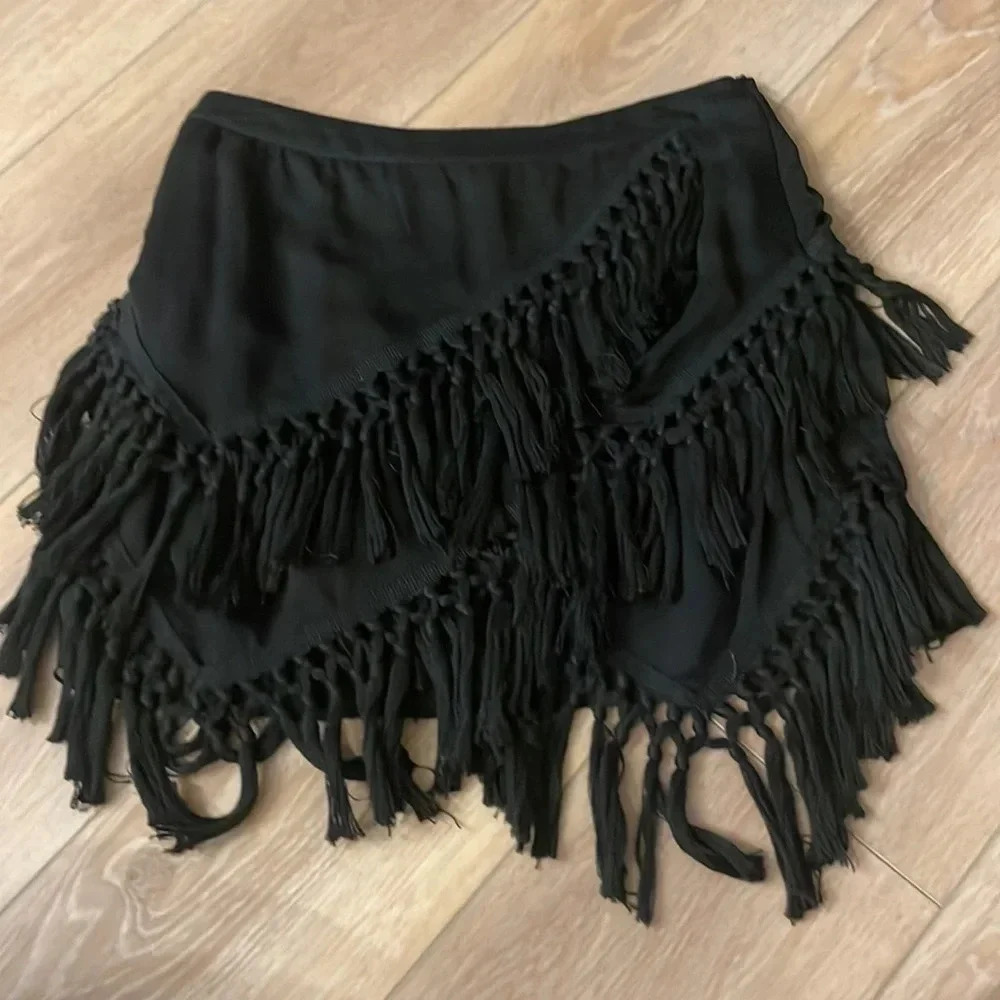 Endless Rose Crochet Mini Skirt in Black - Picture 9 of 14